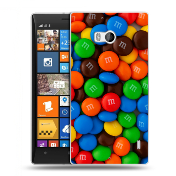 Силиконовый чехол на Nokia Lumia 930 с принтом Конфеты Силиконовый чехол на Nokia Lumia 930 с принтом Конфеты