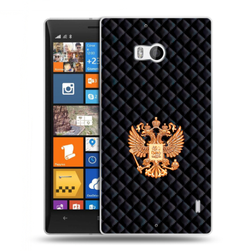 Силиконовый чехол на Nokia Lumia 930 с принтом Герб России принт Силиконовый чехол на Nokia Lumia 930 с принтом Герб России принт