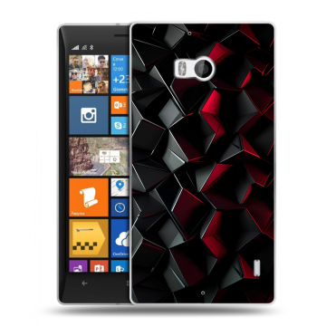 Силиконовый чехол на Nokia Lumia 930 с принтом Абстракция Силиконовый чехол на Nokia Lumia 930 с принтом Абстракция