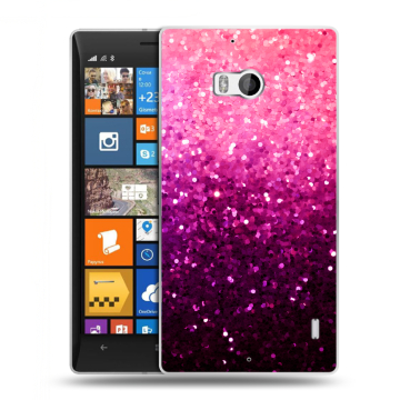 Силиконовый чехол на Nokia Lumia 930 с принтом Блестки Силиконовый чехол на Nokia Lumia 930 с принтом Блестки
