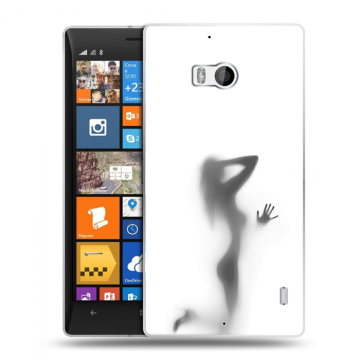 Силиконовый чехол на Nokia Lumia 930 с принтом Силуэт