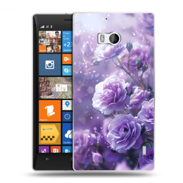 Силиконовый чехол на Nokia Lumia 930 с принтом Розы цветы Силиконовый чехол на Nokia Lumia 930 с принтом Розы цветы