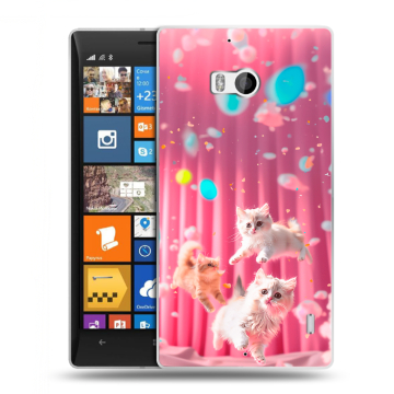 Силиконовый чехол на Nokia Lumia 930 с принтом милые котики Силиконовый чехол на Nokia Lumia 930 с принтом милые котики