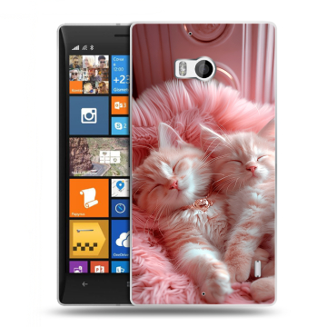 Силиконовый чехол на Nokia Lumia 930 с принтом котята котики Силиконовый чехол на Nokia Lumia 930 с принтом котята котики