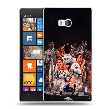 Силиконовый чехол на Nokia Lumia 930 с принтом Реал Роналдо Real Ronaldo