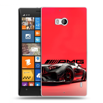 Силиконовый чехол на Nokia Lumia 930 с принтом Мерседес Mercedes AMG Силиконовый чехол на Nokia Lumia 930 с принтом Мерседес Mercedes AMG