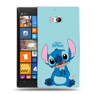 Силиконовый чехол на Nokia Lumia 930 с принтом Лило и Стич