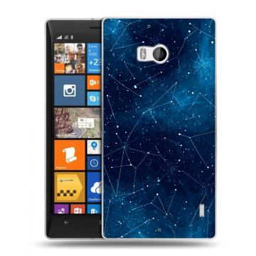 Силиконовый чехол на Nokia Lumia 930 с принтом Космос звезды Силиконовый чехол на Nokia Lumia 930 с принтом Космос звезды