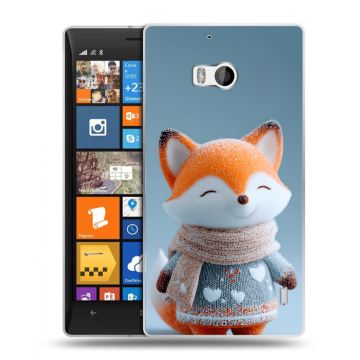Силиконовый чехол на Nokia Lumia 930 с принтом Лиса Силиконовый чехол на Nokia Lumia 930 с принтом Лиса