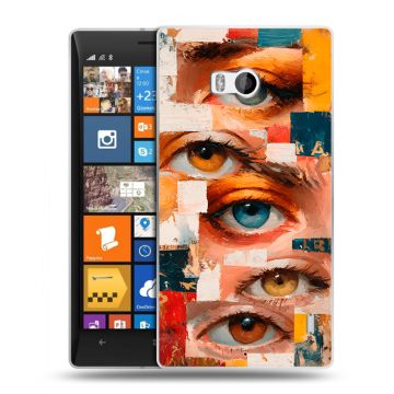 Силиконовый чехол на Nokia Lumia 930 с принтом Модный принт Силиконовый чехол на Nokia Lumia 930 с принтом Модный принт