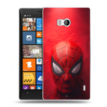 Силиконовый чехол на Nokia Lumia 930 с принтом Spiderman Человек паук Силиконовый чехол на Nokia Lumia 930 с принтом Spiderman Человек паук