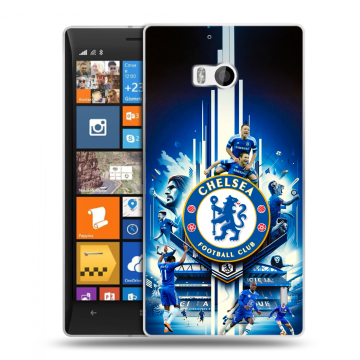 Силиконовый чехол на Nokia Lumia 930 с принтом Chelsea Челси Силиконовый чехол на Nokia Lumia 930 с принтом Chelsea Челси