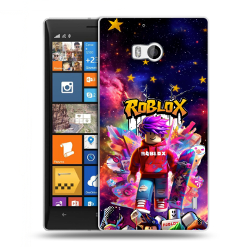 Силиконовый чехол на Nokia Lumia 930 с принтом Roblox Роблокс Силиконовый чехол на Nokia Lumia 930 с принтом Roblox Роблокс