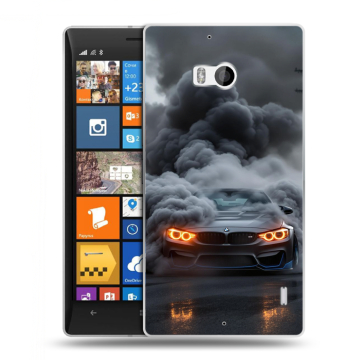 Силиконовый чехол на Nokia Lumia 930 с принтом BMW БМВ Силиконовый чехол на Nokia Lumia 930 с принтом BMW БМВ
