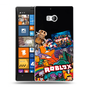 Силиконовый чехол на Nokia Lumia 930 с принтом Roblox Роблокс Силиконовый чехол на Nokia Lumia 930 с принтом Roblox Роблокс