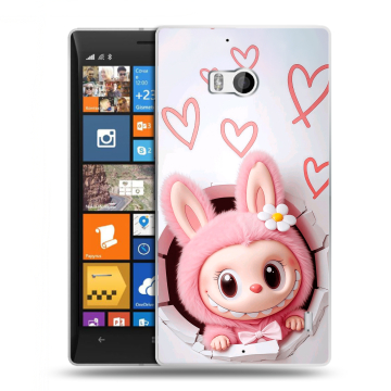 Силиконовый чехол на Nokia Lumia 930 с принтом Labubu Лабубу