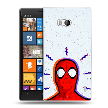 Силиконовый чехол на Nokia Lumia 930 с принтом Spiderman Человек паук Силиконовый чехол на Nokia Lumia 930 с принтом Spiderman Человек паук
