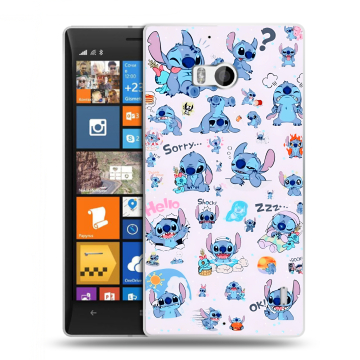 Силиконовый чехол на Nokia Lumia 930 с принтом Лило и Стич