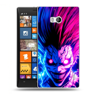 Силиконовый чехол на Nokia Lumia 930 с принтом Death note Тетрадь смерти Силиконовый чехол на Nokia Lumia 930 с принтом Death note Тетрадь смерти