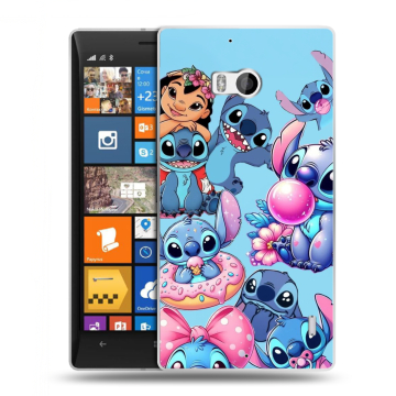 Силиконовый чехол на Nokia Lumia 930 с принтом Лило и Стич