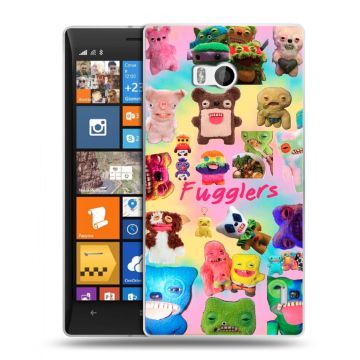 Силиконовый чехол на Nokia Lumia 930 с принтом Флагер Fuggler Силиконовый чехол на Nokia Lumia 930 с принтом Флагер Fuggler