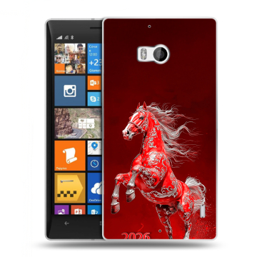 Силиконовый чехол на Nokia Lumia 930 с принтом Новый год Силиконовый чехол на Nokia Lumia 930 с принтом Новый год