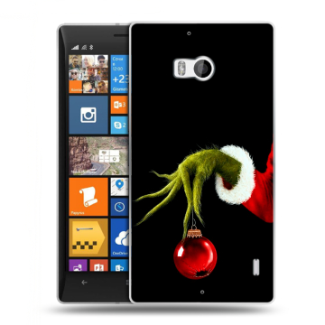 Силиконовый чехол на Nokia Lumia 930 с принтом Новый год Гринч Силиконовый чехол на Nokia Lumia 930 с принтом Новый год Гринч