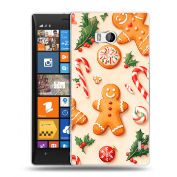 Силиконовый чехол на Nokia Lumia 930 с принтом Новый год Силиконовый чехол на Nokia Lumia 930 с принтом Новый год