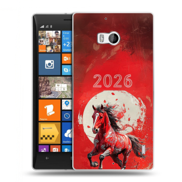 Силиконовый чехол на Nokia Lumia 930 с принтом Новый год Силиконовый чехол на Nokia Lumia 930 с принтом Новый год