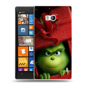 Силиконовый чехол на Nokia Lumia 930 с принтом Новый год Силиконовый чехол на Nokia Lumia 930 с принтом Новый год