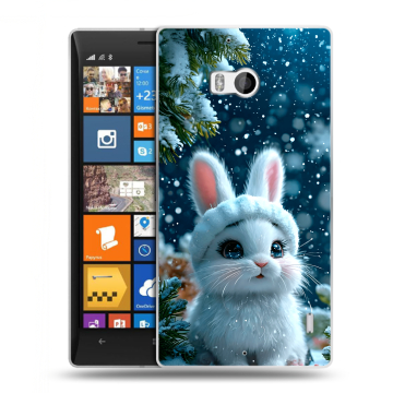 Силиконовый чехол на Nokia Lumia 930 с принтом Новый год Силиконовый чехол на Nokia Lumia 930 с принтом Новый год
