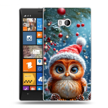 Силиконовый чехол на Nokia Lumia 930 с принтом Новый год Силиконовый чехол на Nokia Lumia 930 с принтом Новый год