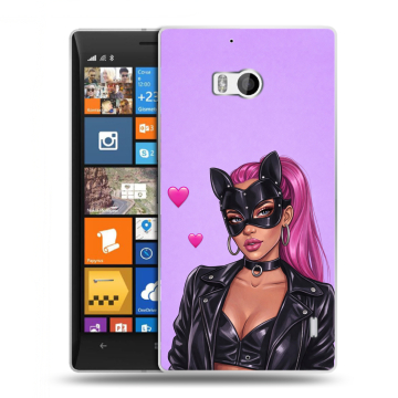 Силиконовый чехол на Nokia Lumia 930 с принтом женский Силиконовый чехол на Nokia Lumia 930 с принтом женский
