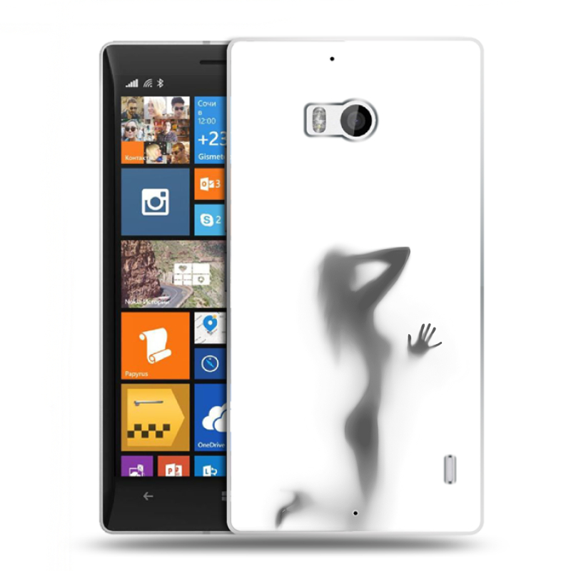 Пластиковый чехол на Nokia Lumia 930 с принтом Силуэт Пластиковый чехол на Nokia Lumia 930 с принтом Силуэт