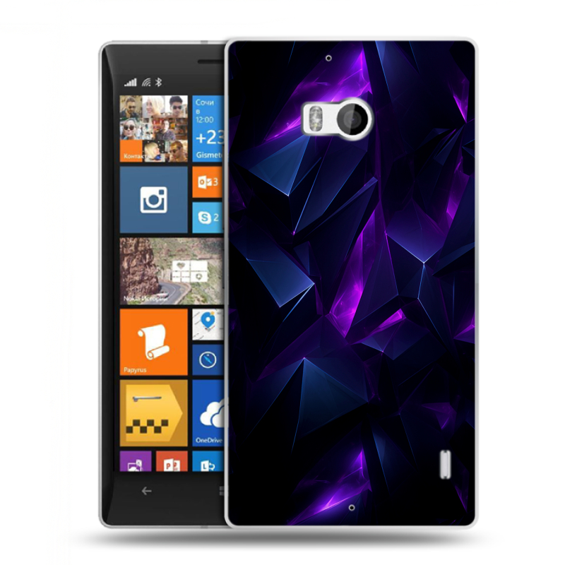 Силиконовый чехол на Nokia Lumia 930 с принтом Абстракиция Силиконовый чехол на Nokia Lumia 930 с принтом Абстракиция