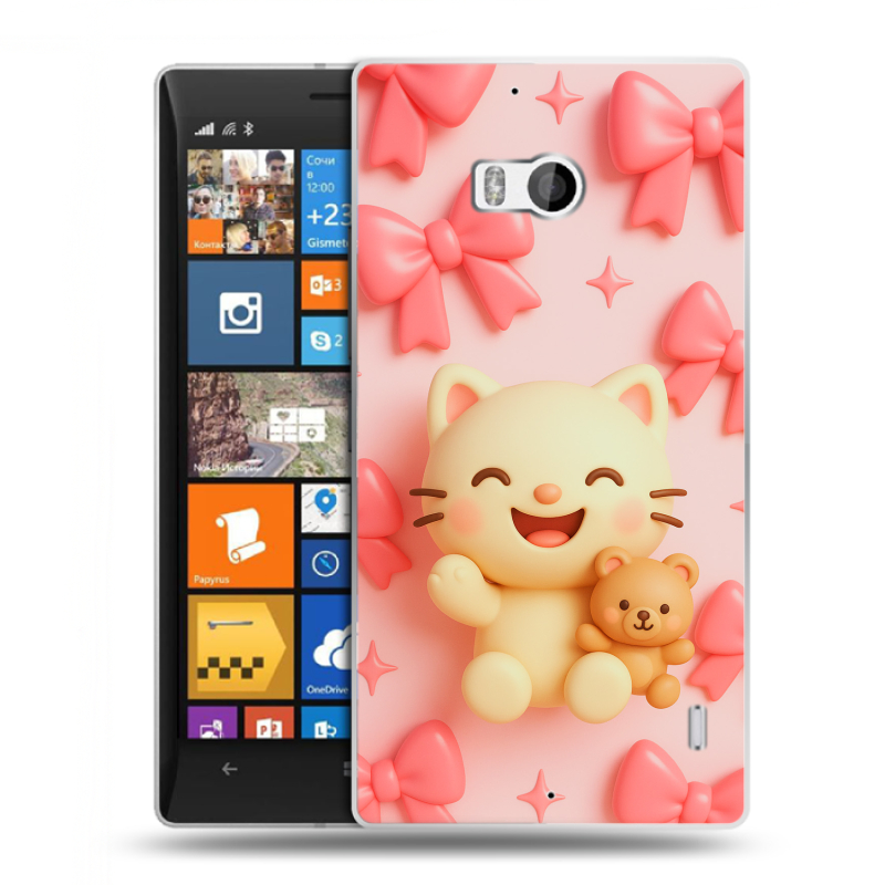 Силиконовый чехол на Nokia Lumia 930 с принтом для девочек Силиконовый чехол на Nokia Lumia 930 с принтом для девочек