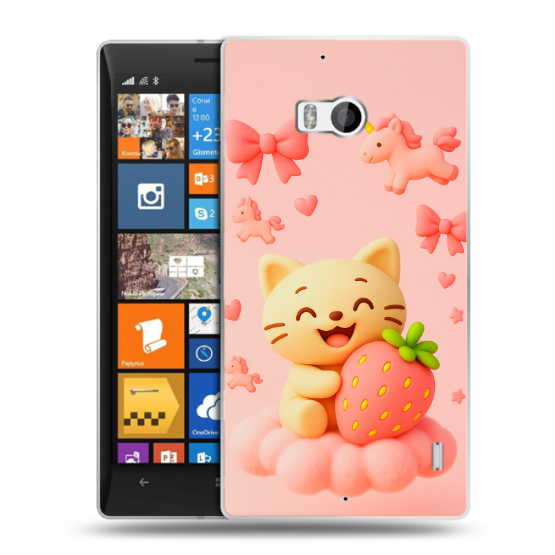 Силиконовый чехол на Nokia Lumia 930 с принтом для девочек Силиконовый чехол на Nokia Lumia 930 с принтом для девочек