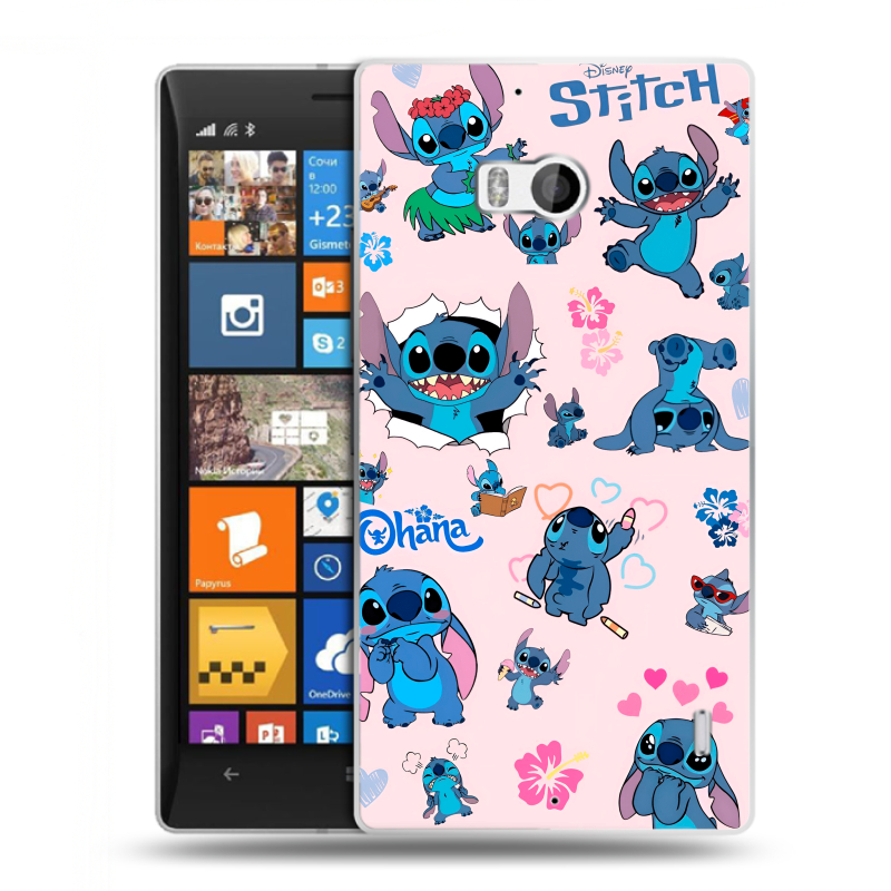 Пластиковый чехол на Nokia Lumia 930 с принтом Лило и Стич Пластиковый чехол на Nokia Lumia 930 с принтом Лило и Стич