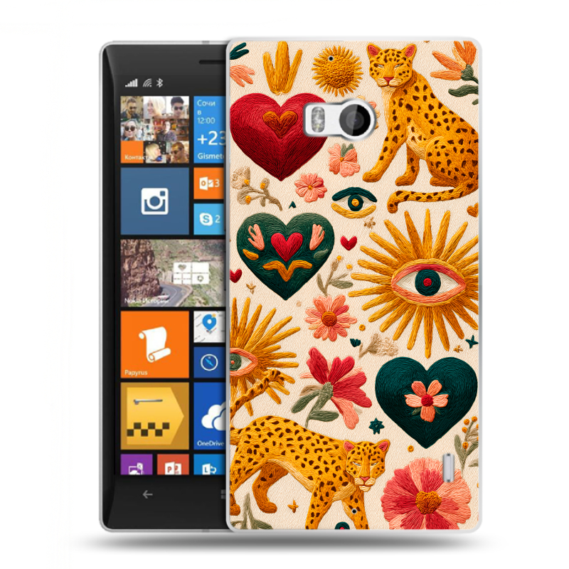 Пластиковый чехол на Nokia Lumia 930 с принтом Модный принт Пластиковый чехол на Nokia Lumia 930 с принтом Модный принт