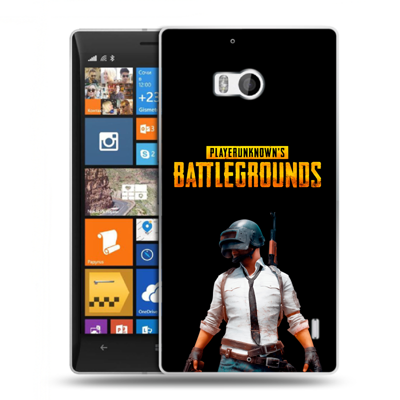 Пластиковый чехол на Nokia Lumia 930 с принтом PUGB ПАГБ Пластиковый чехол на Nokia Lumia 930 с принтом PUGB ПАГБ