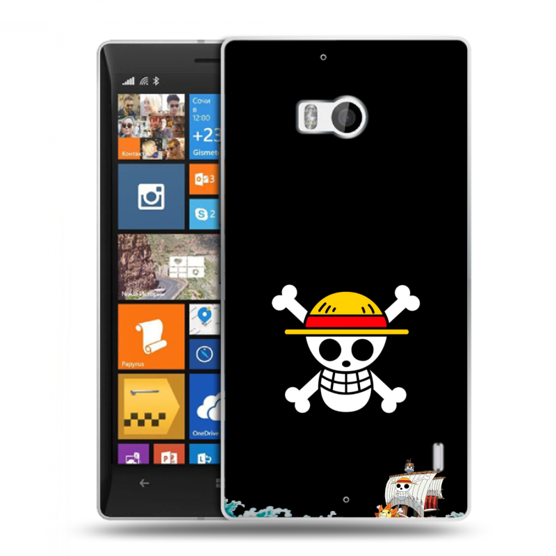 Силиконовый чехол на Nokia Lumia 930 с принтом One Piece Ван Пис Силиконовый чехол на Nokia Lumia 930 с принтом One Piece Ван Пис