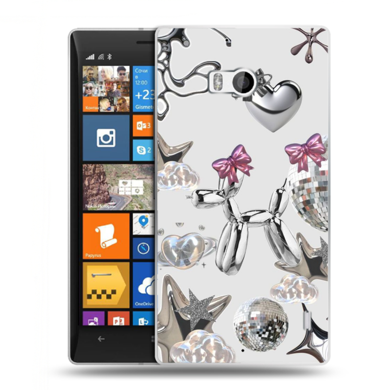 Пластиковый чехол на Nokia Lumia 930 с принтом Y2K Пластиковый чехол на Nokia Lumia 930 с принтом Y2K