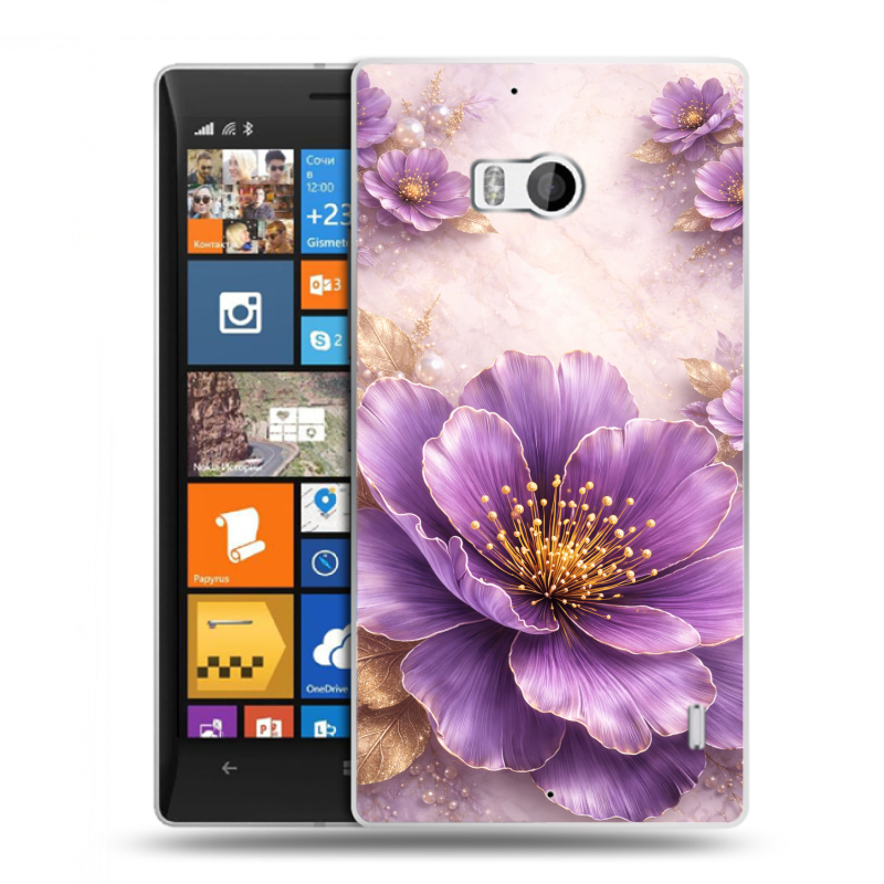 Силиконовый чехол на Nokia Lumia 930 с принтом женский Силиконовый чехол на Nokia Lumia 930 с принтом женский