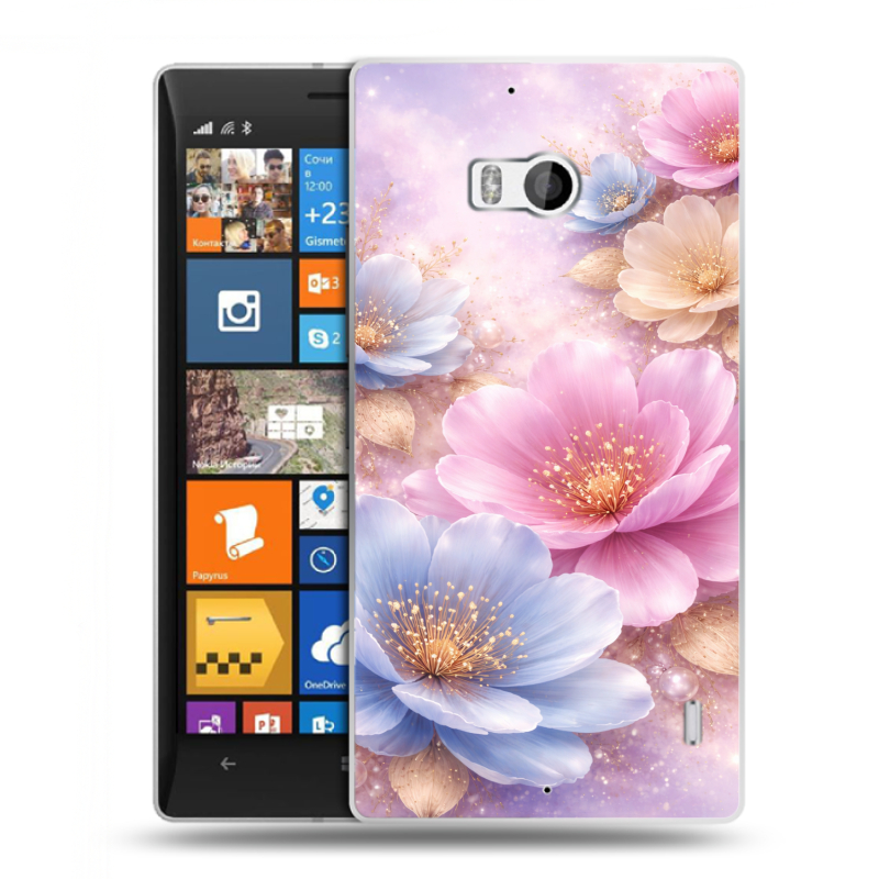 Силиконовый чехол на Nokia Lumia 930 с принтом женский Силиконовый чехол на Nokia Lumia 930 с принтом женский