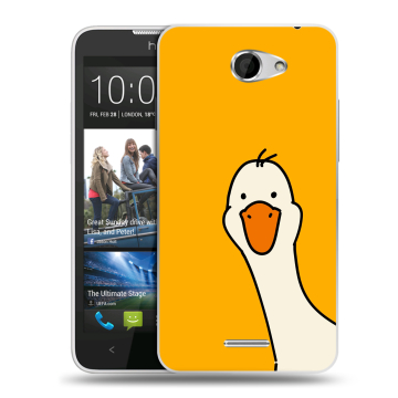 Пластиковый чехол на HTC Desire 516 с принтом Утка