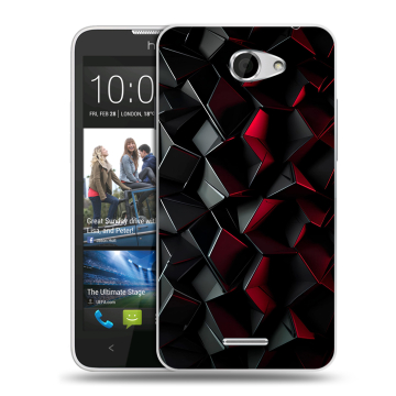 Пластиковый чехол на HTC Desire 516 с принтом Абстракция