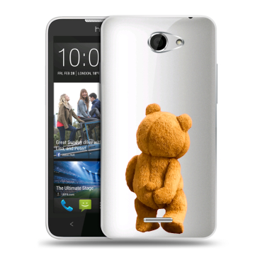 Пластиковый чехол на HTC Desire 516 с принтом Медведь