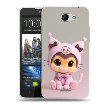 Пластиковый чехол на HTC Desire 516 с принтом Куроми Kuromi 