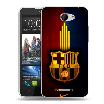 Пластиковый чехол на HTC Desire 516 с принтом Барселона Barcelona