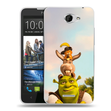 Пластиковый чехол на HTC Desire 516 с принтом Шрек Shrek Пластиковый чехол на HTC Desire 516 с принтом Шрек Shrek